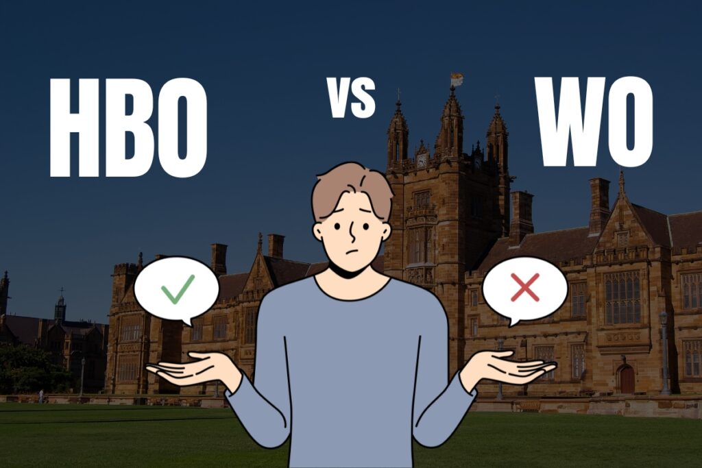 Universidad HBO vs WO en Holanda